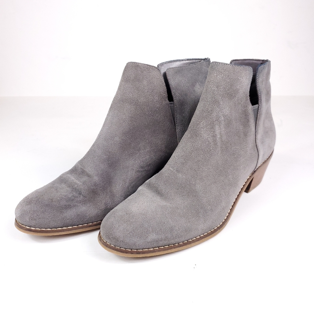 Cole Haan Gray Suede Abbott Booties - Picture 5 of 10